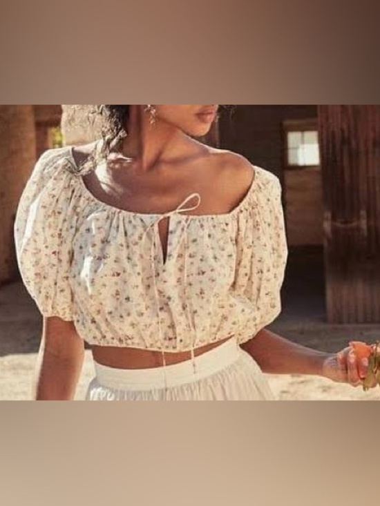 Doen Tops - Doen Topaz Top in Cottage Floral